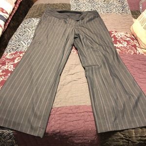 Size 14 Grey with pink pinstripes dress pants